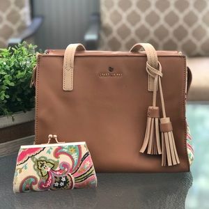 Spartina Handbag with matching change purse